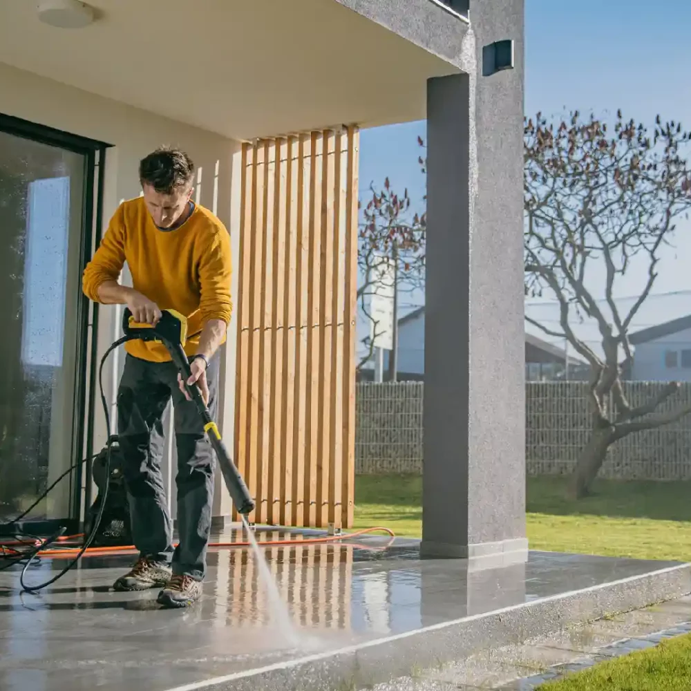 Deck pressure washing services with Kiwi Clean Home